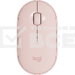 Мышь беспроводная Logitech Pebble M350 розовый, 1000 dpi, радиоканал, Bluetooth, USB, кнопки - 3, фото18