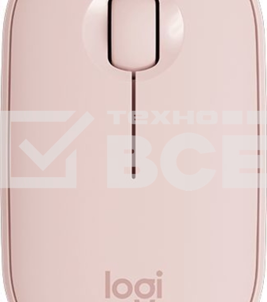 Мышь беспроводная Logitech Pebble M350 розовый, 1000 dpi, радиоканал, Bluetooth, USB, кнопки - 3