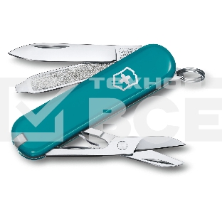 Нож перочинный Victorinox Classic Mountain Lake (0.6223.23G) 58мм 7 функций карт.коробка