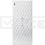 Портативный аккумулятор CANYON PB-106 Power bank 10000mAh Li-poly battery, Input 5V/2A, Output 5V/2.1A(Max), USB cable length 0.3m, 140*68*16mm, 0.24Kg, White, фото3