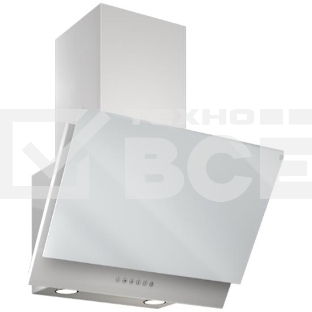 Вытяжка каминная Elikor Рубин S4 50П-700-Э4Д, перламутровый/белый, кнопочное управление