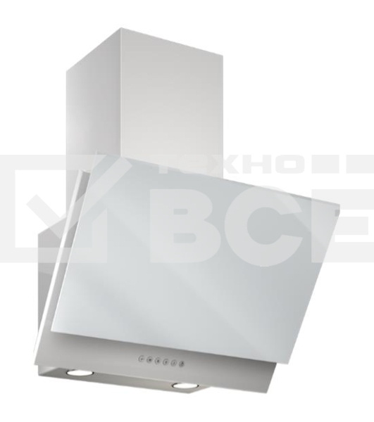 Вытяжка каминная Elikor Рубин S4 50П-700-Э4Д, перламутровый/белый, кнопочное управление