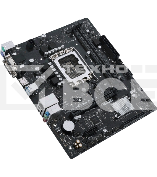 Материнская плата ASUS PRIME H610M-R D4-SI, LGA 1700, Intel H610, 2xDDR4, 4xSATA, 1xM.2 PCIe 3.0 x4, 1xPCIe 4.0 x16, 1xPCIe x1, 1xHDMI, 1xDVI, 1xVGA, 2xUSB-A 2.0, 2xUSB-A 3.2 Gen 1, 1x 1Gb LAN, 3x3.5 мм, 7.1, mATX