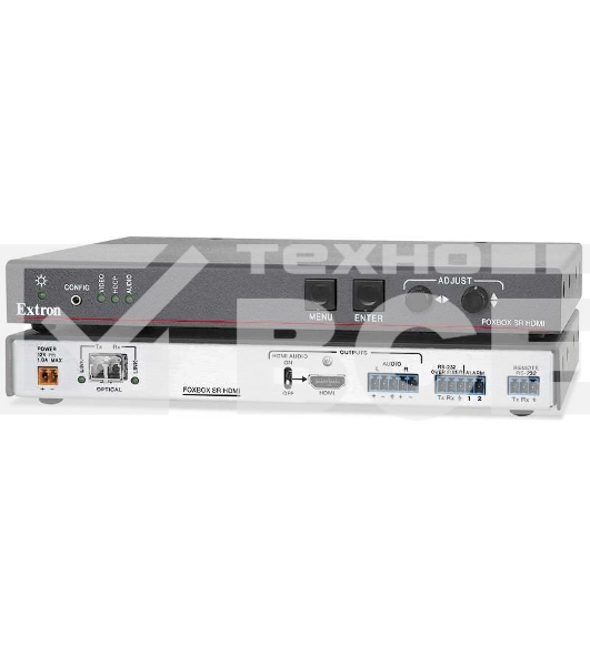Оптоволоконный скалирующий приёмник для HDMI, аудио и RS‑232﻿ Extron FOXBOX SR HDMI MM