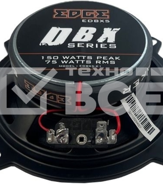 Колонки автомобильные Edge EDBX5-E1 150Вт 4Ом 13см (5дюйм) (ком.:2кол.) коаксиальные трехполосные