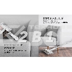 Пылесос вертикальный Polaris PVCS 7000 белый/серебристый, питание от аккумулятора, 150 Вт, уборка влажная/сухая, пылесборник 0.5 л, фото11