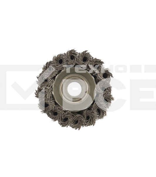 Щетка Matrix для УШМ, 65 мм, М14, Чашка, крученая проволока 0,35 мм