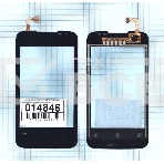 Сенсорное стекло (тачскрин) для Huawei HX035579A_VO W1447, черное, фото3