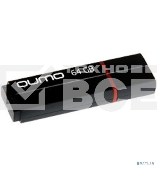 Флеш диск USB 3.0 QUMO 64GB Speedster QM64GUD3-SP-black