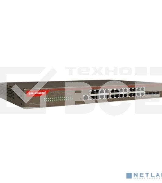 Коммутатор управляемый в стойку, 24*1Gbit RJ45, 4*SFP 10Gbit,  console port IP-COM G5328X