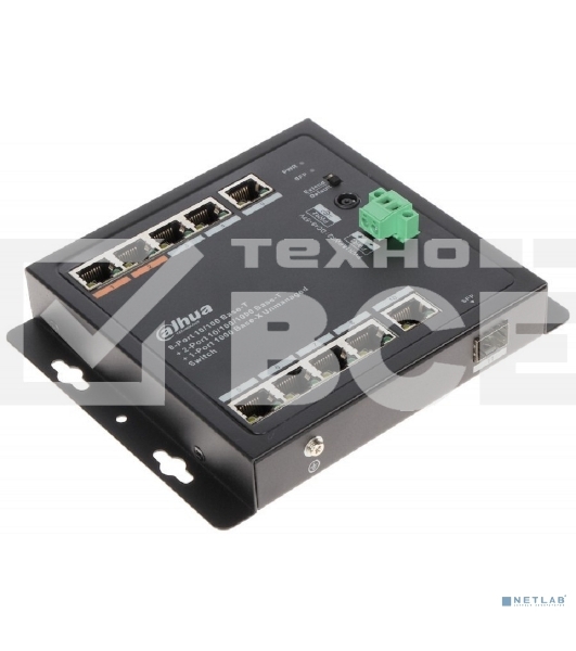 Коммутатор Dahua DH-PFS3111-8ET-96-F неуправляемый
