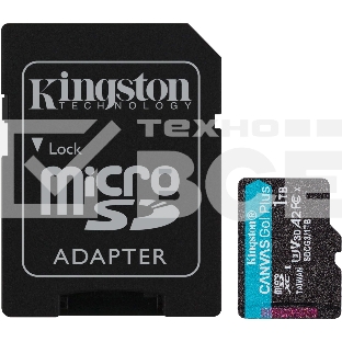 Карта памяти Kingston 1TB microSDXC Canvas Go Plus 170R A2 U3 V30 Card + ADP/ Kingston 1TB microSDXC Canvas Go Plus 170R A2 U3 V30 Card + ADP