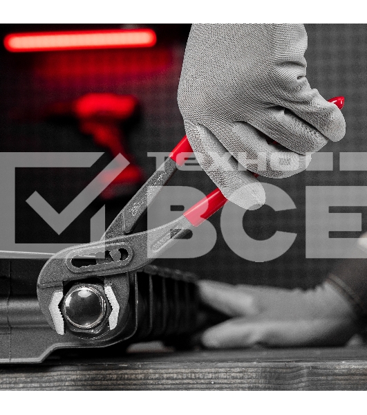 Переставные клещи Matrix 250 мм, хром-ванадий, обливные рукоятки