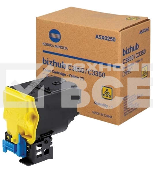 Картридж лазерный Konica-Minolta bizhub C3350/C3850 желтый TNP-48Y