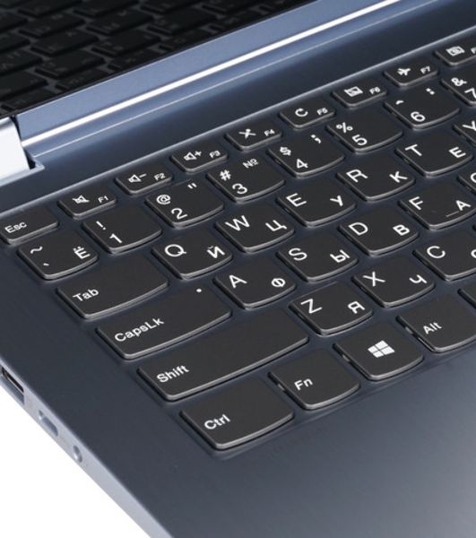 Клавиатура для ноутбука Lenovo Yoga 530-14IKB серебристая с подсветкой