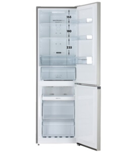 Холодильник Gorenje NRKP61EA2XL4 серебристый металлик двухкамерный 203/99л морозилка снизу, No Frost