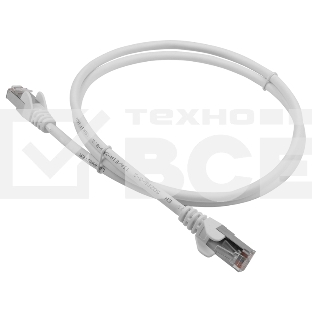 Патч-корд LANMASTER LSZH FTP кат.5e, 15 м, серый