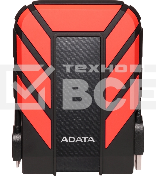 Внешний жесткий диск 2Tb Adata HD710P AHD710P-2TU31-CRD черный/красный (2.5