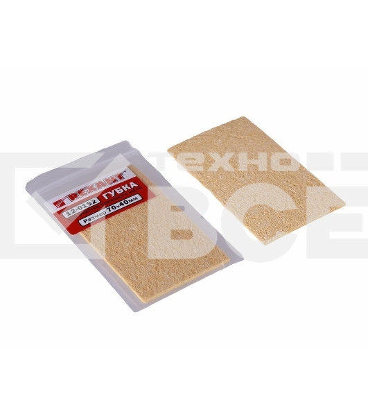 Губка для очистки паяльного жала (для ZD-929) 70x40mm 12-0192 Rexant