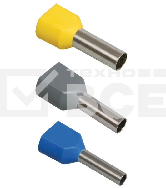 Наконечник-гильза изол. НГИ2 0.5-8 оранж. (уп. 100 шт) IEK UTE10-D1-8-100