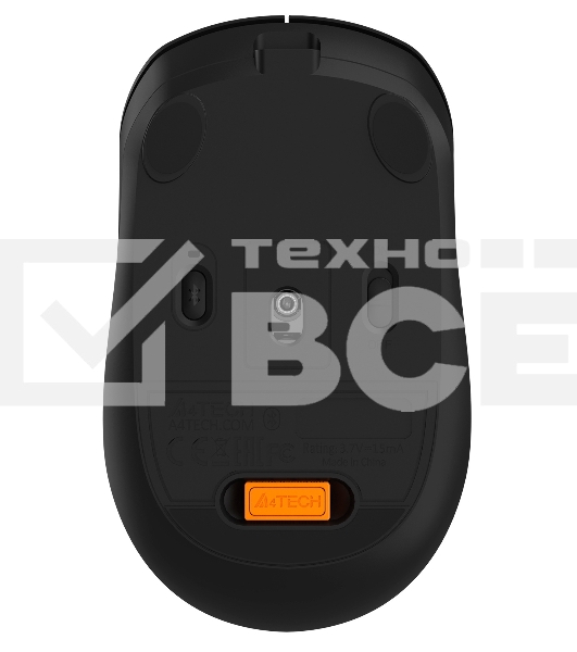 Мышь беспроводная A4Tech Fstyler FB10C черный, 2000 dpi, радиоканал, Bluetooth, USB, кнопки - 4