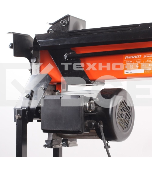 Дровокол электрический PATRIOT CE 5322, 2.2кВт, 5тонн, длина макс 52 см, диаметр макс 25см, в комплекте станина, вес 45 кг