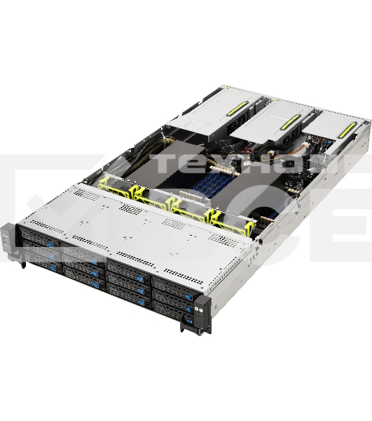 Серверная платформа Asus RS720A-E11-RS12 3x SFF8643 + 4x Slimx8 NVME + 4x Slimx4(NVME) on the  backplane, support 8xNVME to motherboard, 1x OCP 3.0, 2x 10GbE (Intel x710), 2x 1600W