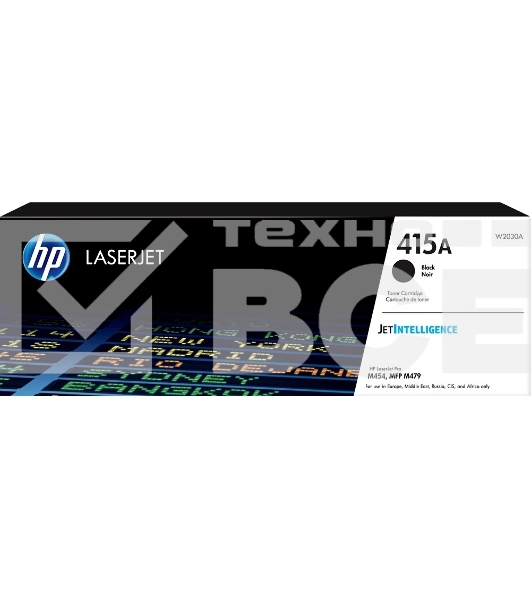 Тонер Картридж HP 415A W2030A черный (2400стр.) для HP LJ M454/MFP M479
