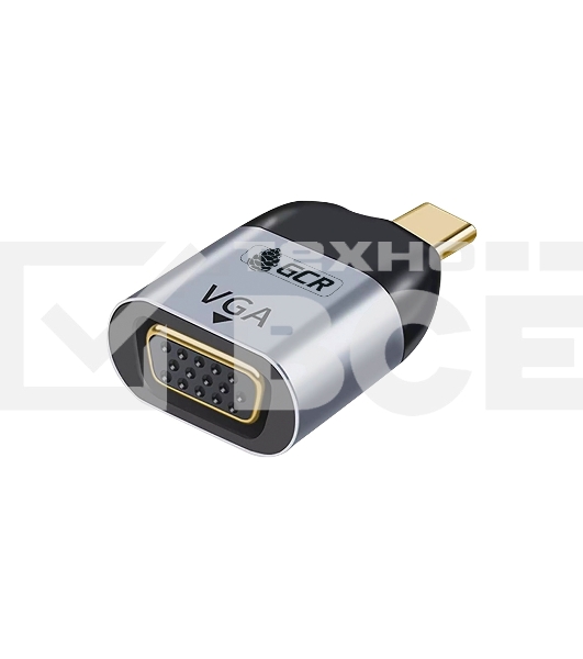 Переходник GCR USB Type C > VGA, M/F, GCR-53392
