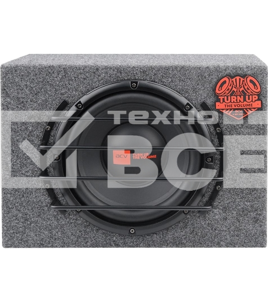 Сабвуфер автомобильный ACV CRAFT F10A 200Вт активный (25 см/10