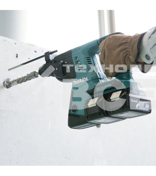 Перфоратор MAKITA DHR263RF4SDS+ 36В для 2-х акк 18В 4х3Ач LI-ION 3реж 2.5Дж 0-4800у/м 4.7кг кейс