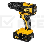 Дрель-шуруповерт аккумуляторная Denzel BLDL-IB-18-02, 18В, 2 АКБ, Кейс, фото6