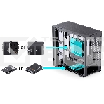 Корпус без блока питания/ Корпус JONSBO D300 Black MATX без БП, боковая панель из закаленного стекла, mini-ITX, micro-ATX, черный, фото4
