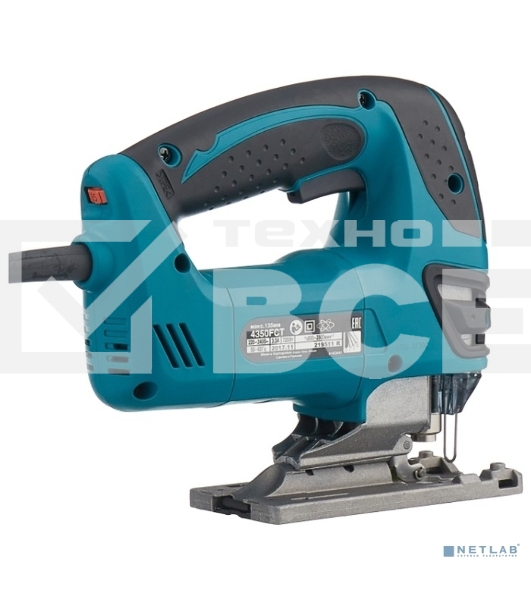 Лобзик Makita 4350FCT Лобзик,в\рук,{720Вт,800-2800об\м,ход-26мм,рез-135мм,2.5кг,чем,подсветка,маятн}