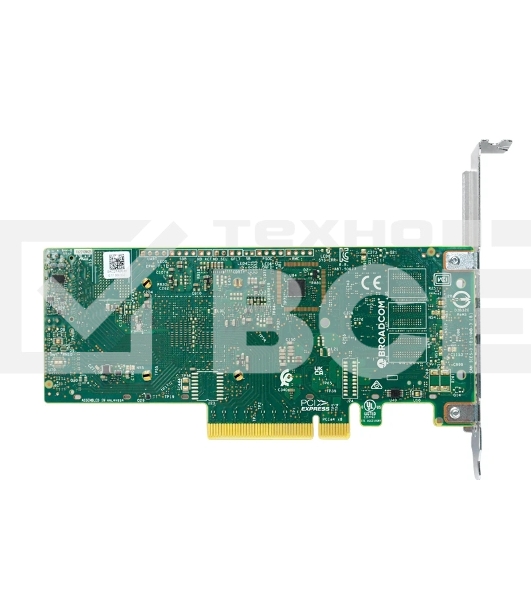 Адаптер SAS 9500-8i SGL (05-50077-03) PCIe v4 x8 LP, Tri-Mode SAS/SATA/NVMe 12G HBA, 8port(2*int SFF8654), 3808 IOC