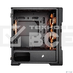 Компьютерный корпус 1STPLAYER TRILOBITE T3 Black / mATX, TG / 4x 120mm LED fans inc. / T3-BK-4F1, фото13