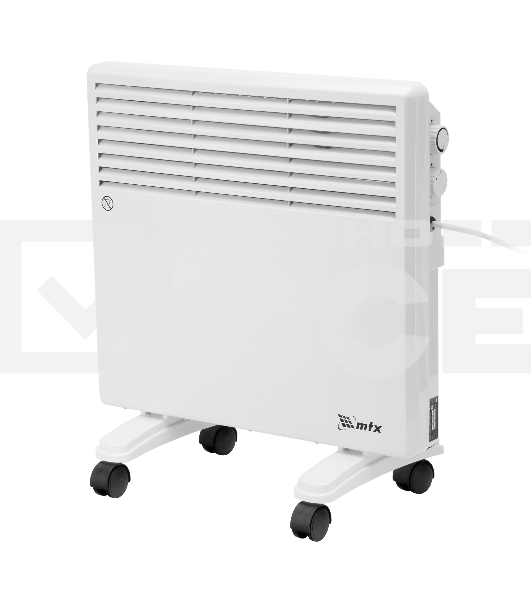Конвектор электрический MTX CH-1000, белый, 1000 Вт, 10 м2, термостат