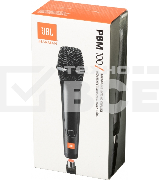 Проводной микрофон JBL PBM100, черный