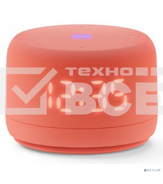 Умная колонка Yandex Станция Лайт 2 Алиса coral 6W 1.0 BT/Wi-Fi 10м