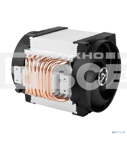 Вентилятор для процессора Arctic Freezer 4U-M Rev. 2 серебристый/черный, 120 мм, алюминий/медь, 2300 об/мин, 40 дБ, 4 pin, 350 Вт, 145 мм