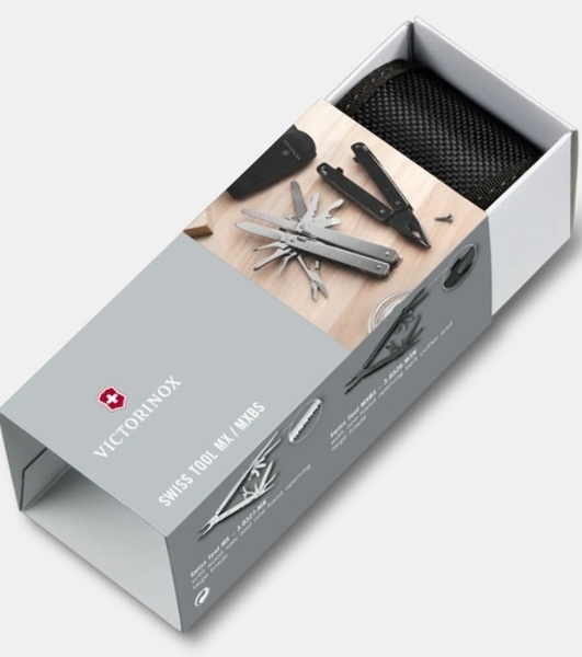 Мультитул Victorinox SwissTool Spirit MX (3.0224.MN) 105мм 24функц. чехол нейлоновый серебристый подар.коробка