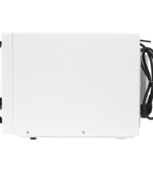 Микроволновая печь BBK 25MWC-992T/WB белый/черный, 25 л, 900 Вт, переключатели - кнопки, поворотный механизм
