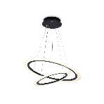 Светильник Ambrella light FA4357/2 BK черный 78W 3000K/4200K/6400K D580*670 (ПДУ РАДИО 2.4G), фото5