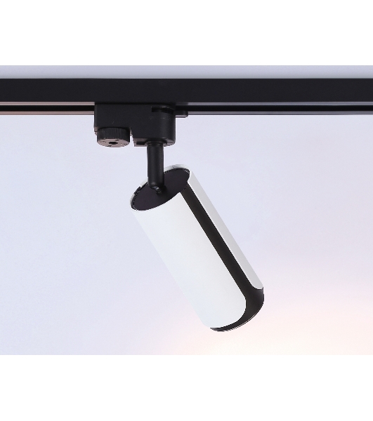 Трековый однофазный светильник Ambrella light GL5154 WH/BK белый/черный GU10 D58*130