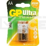 Батарейка GP 15AU-CR2 Ultra AA 2 шт. уп, фото 1