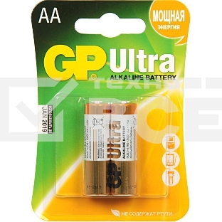 Батарейка GP 15AU-CR2 Ultra AA 2 шт. уп