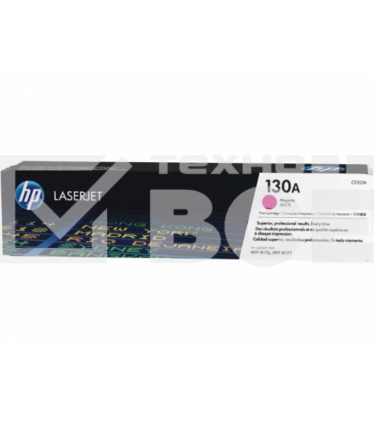 Тонер Картридж HP 130A CF353A пурпурный для HP M153/M176/M177
