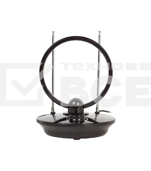 Телевизионная антенна Harper ADVB-2969 (комнатная, активная;DVB-T2; VHF / UHF (174–230 MHz, 470-862 MHz); 25 dB; 75 ; 3 dB; 1м)