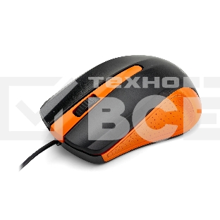 Мышь проводная ExeGate Professional Standard SH-9030BO черный/оранжевый, 1200 dpi, USB, кнопки - 3