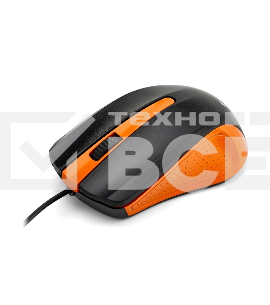 Мышь проводная ExeGate Professional Standard SH-9030BO черный/оранжевый, 1200 dpi, USB, кнопки - 3